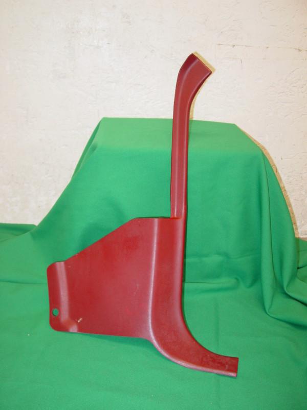 83-93 ford mustang gt lx convertible passenger side red kick panel 92 91 90 88