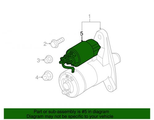 Genuine nissan starter solenoid 23343-ee00e