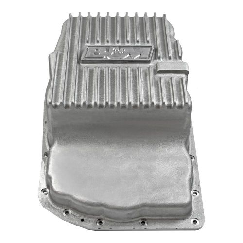 70392 b&amp;m hi-tek deep transmission pan -  aluminum - 6l80e