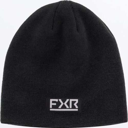 Fxr racing infinite adult mens lightweight snowmobile beanie - black/grey