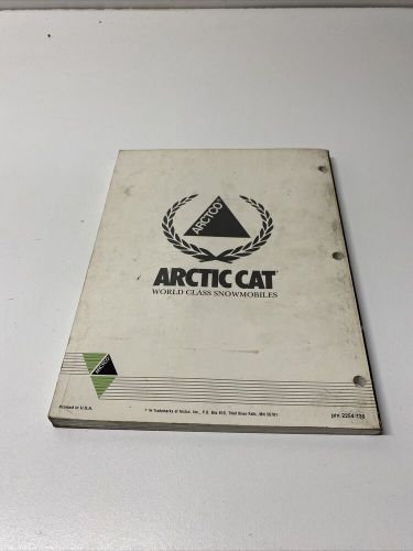 1992 arctic cat wildcat efi mountain cat service manual 2254-736