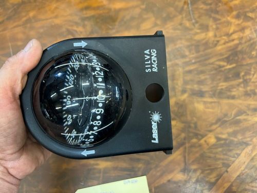 Silva racing model 103 laser sailing compass sweden 3 1/2&#034; black card..