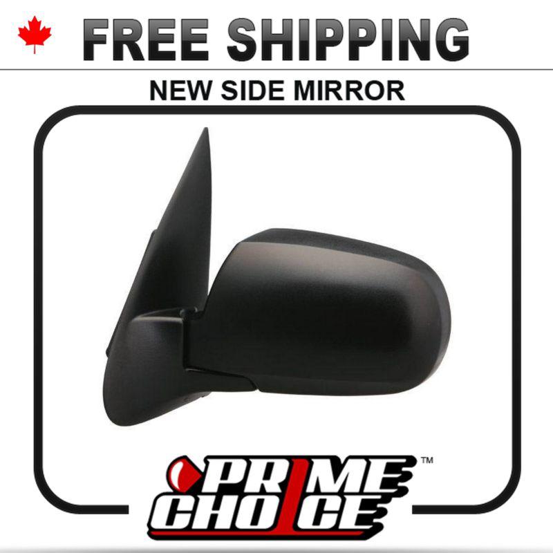 New power non heated drivers side view door mirror