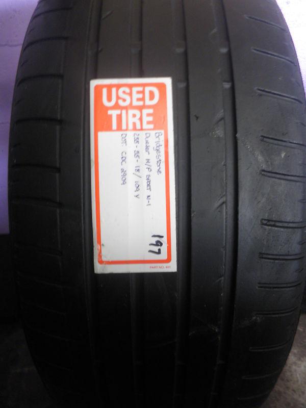 Geat used bridgestone dueler p255/55r18 255/55/18 h/p sport n-1  (197)