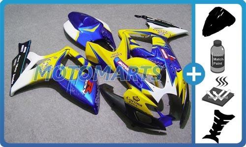 Bundle for suzuki gsxr 600 750 06 07 k6 injection body kit fairing windscreen ab