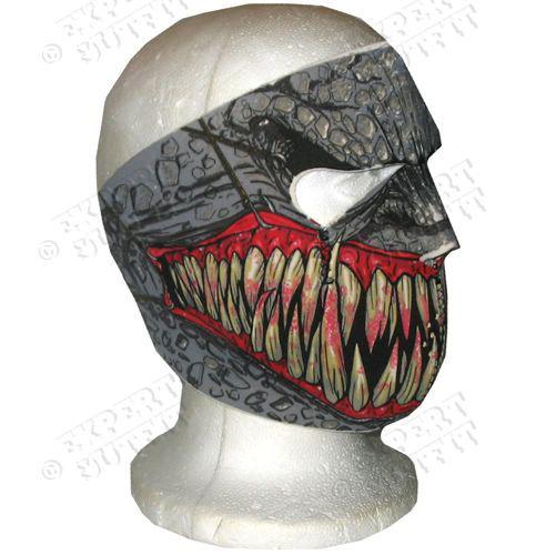 Full face head mask bloody fangs neoprene weather shield new sale! #e1001