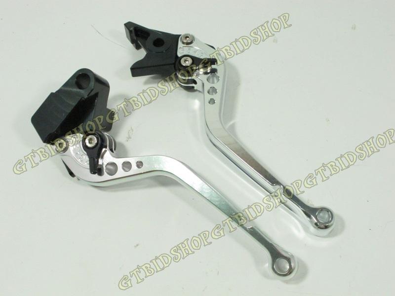 Brake clutch lever fits triumph tt600 00 03 speed four 0304 silver black