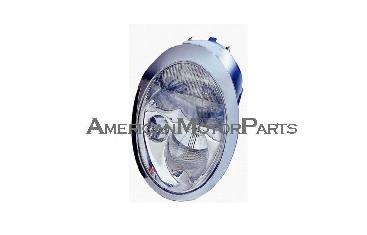 Right passenger side replacement headlight halogen w/o washer 02-04 mini cooper