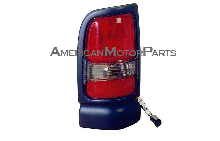 Driver replacement black tail light 94-02 dodge ram w/ sport package 5ek45dx8ac