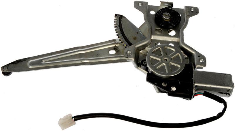 One new rear left power window regulator with motor dorman 741-787