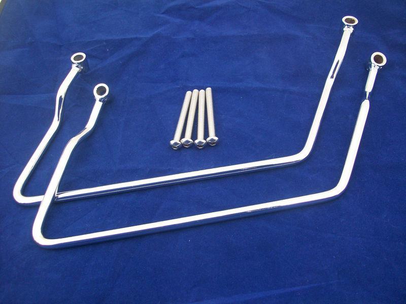 Suzuki  boulevard  c90  saddlebag support brackets with hardware -- c90