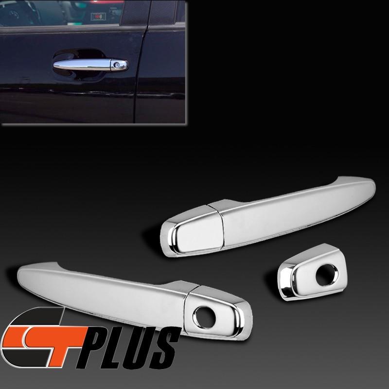 02-08 lexus sc430 triple chrome 2 door handle cover moulding trim set kit coupe