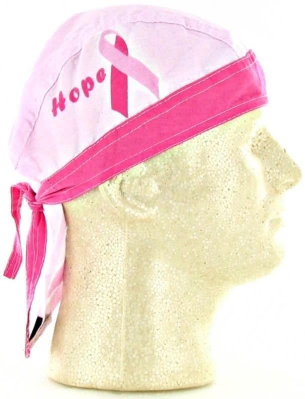 New item! breast cancer awareness a pink ribbon for hope headwrap head wrap new