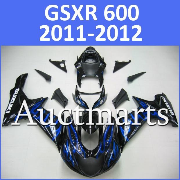 Fit suzuki gsxr 750 gsxr 600 gsx-r 11 2011 12 2012 fairing o1 d10