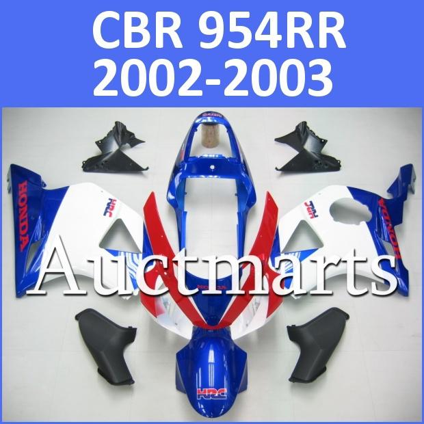 Fit honda 02 03 cbr954rr cbr 954 rr 2003 2004 fairing kit abs plastics f25 d10