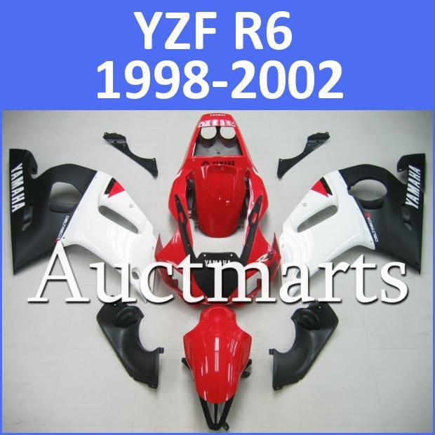 Fit yamaha yzfr6 98 99 00 01 02 yzf r6 1998 1999 2000 2001 2002 fairing h24 d00