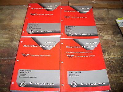 1997 chevy corvette factory issue repair manuals