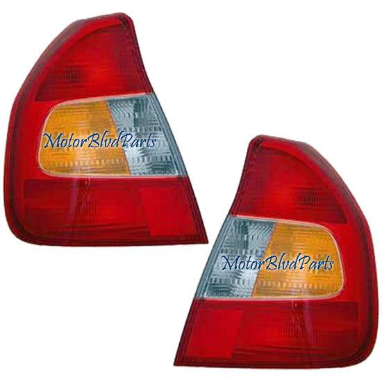 Fit 00-02 accent sedan tail lamps lights lh+rh pair