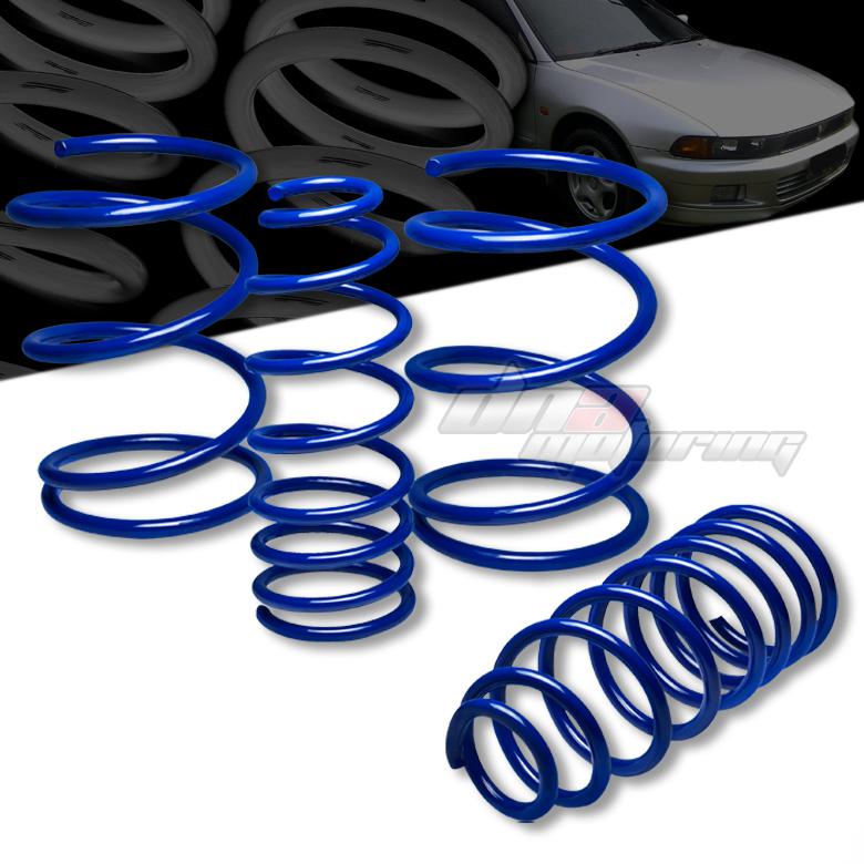 99-03 mit galant es/ls blue 2"drop suspension lowering springs/spring 265/235lb