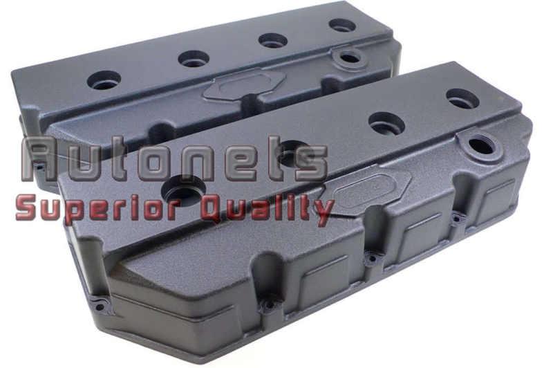 Black aluminum chrysler mopar hemi 426 valve cover 472 528 540 1966-71 hot rod