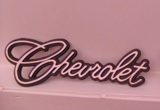 Emblem chevrolet adhesive vintage 70 s