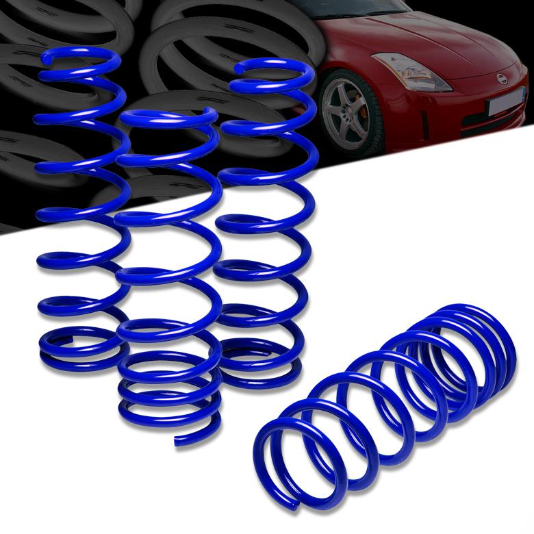 350z z33/g35 1.25"drop suspension blue lowering spring/srpings f-380lb r-320lb