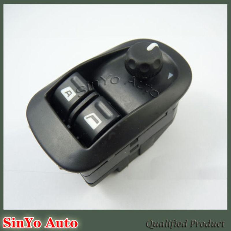 New master electric power window switch mirror black for peugeot 206 306 