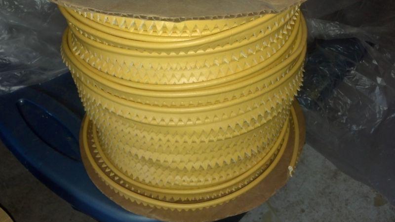 Yellow marine welting piping vinyl boat upholstery seat cushion cording