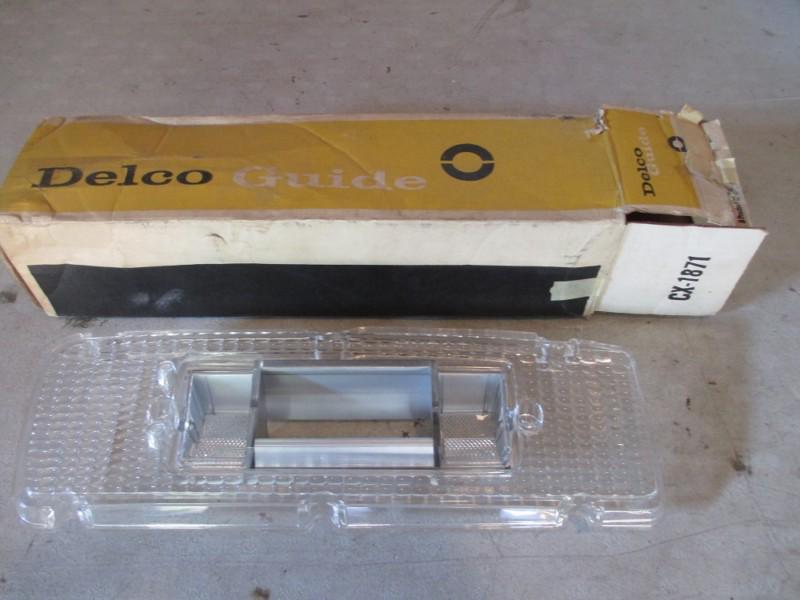 1966 oldsmobile 98 l/h outer delco guide lens nos new vintage parts 5957861 new