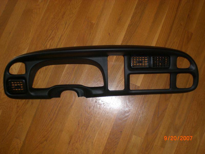 98 99 00 01 dodge ram 1500 2500 3500 dash bezel trim nice