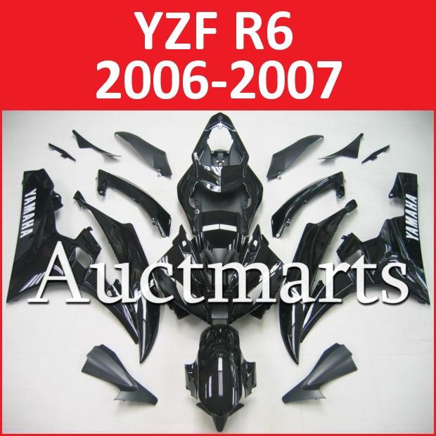 Fit yamaha yzf r6 06 07 yzfr6 2006 2007 600 fairing kit abs bodywork d34 a01