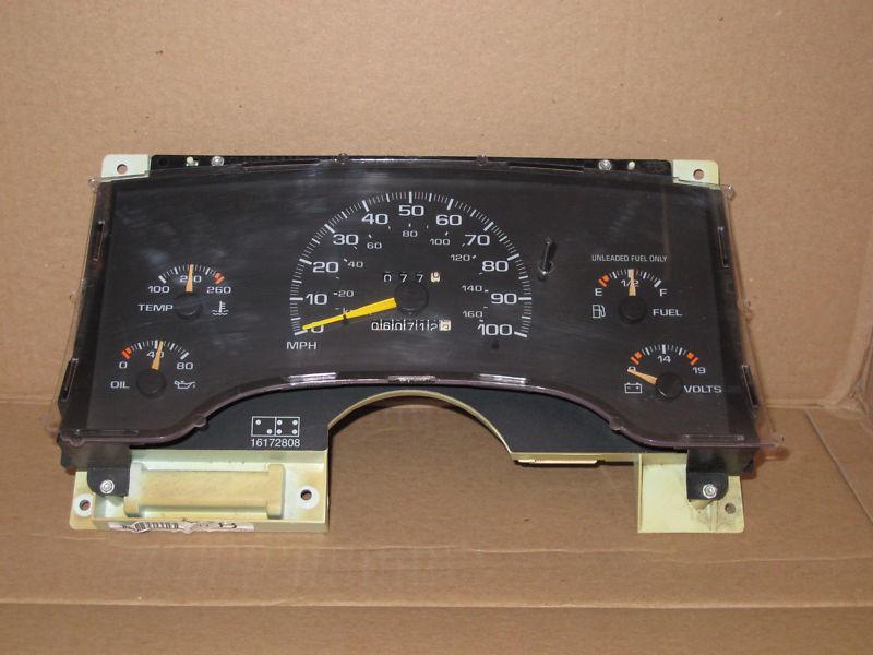 1995 1996 1997 chevy s10 gmc s15 truck blazer jimmy speedometer cluster 60k