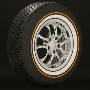 (4) 215/70r15 vogue tyre whitewall w/gold  tire