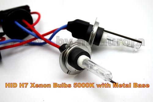 Hid xenon h7 10000k bulb lamp headlight with metal base global light