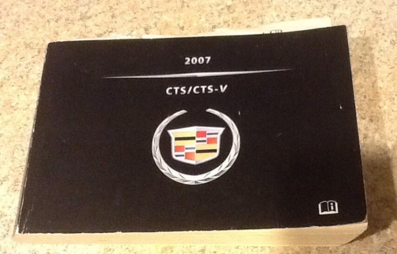 2007 07 cadillac cts owners manual