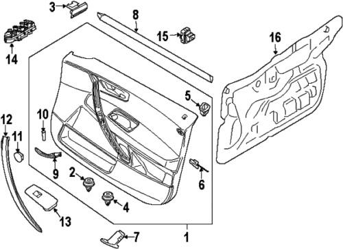 Bmw 51483449837 genuine oem factory original water shield