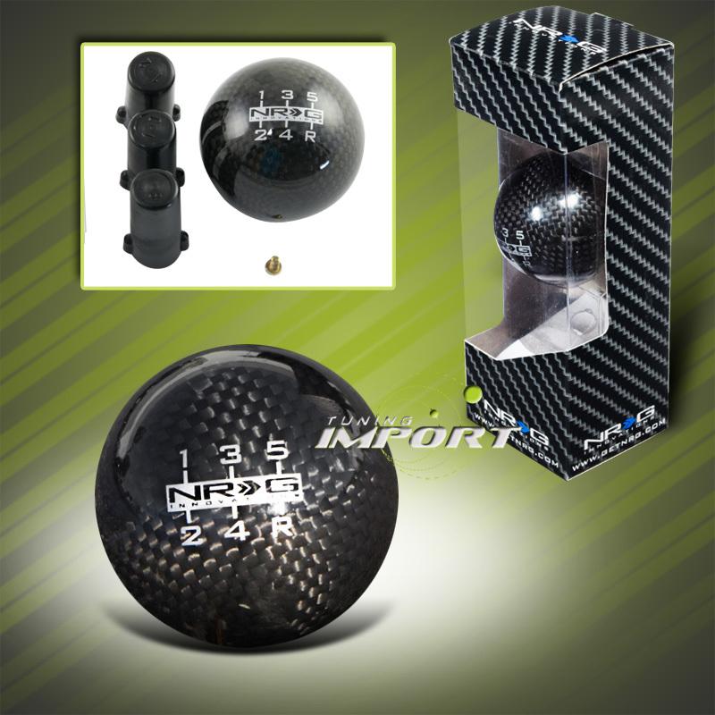 Universal carbon fiber shift knob manual nissan acura sport performance upgrade