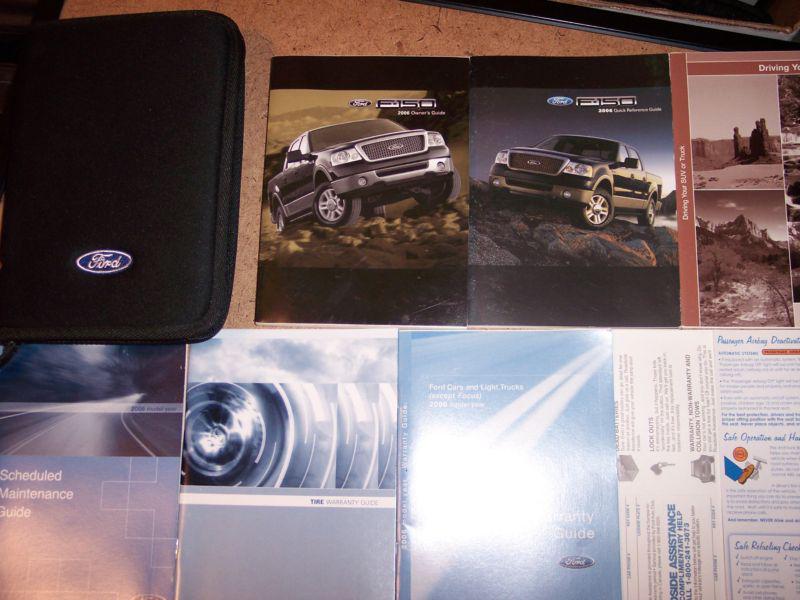 2006 ford f-150 owners manual guide with case--b0176