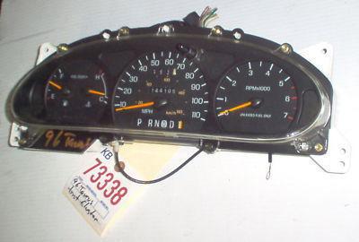 Ford 96 97 taurus instrument cluster 1996 1997 gauges speedometer