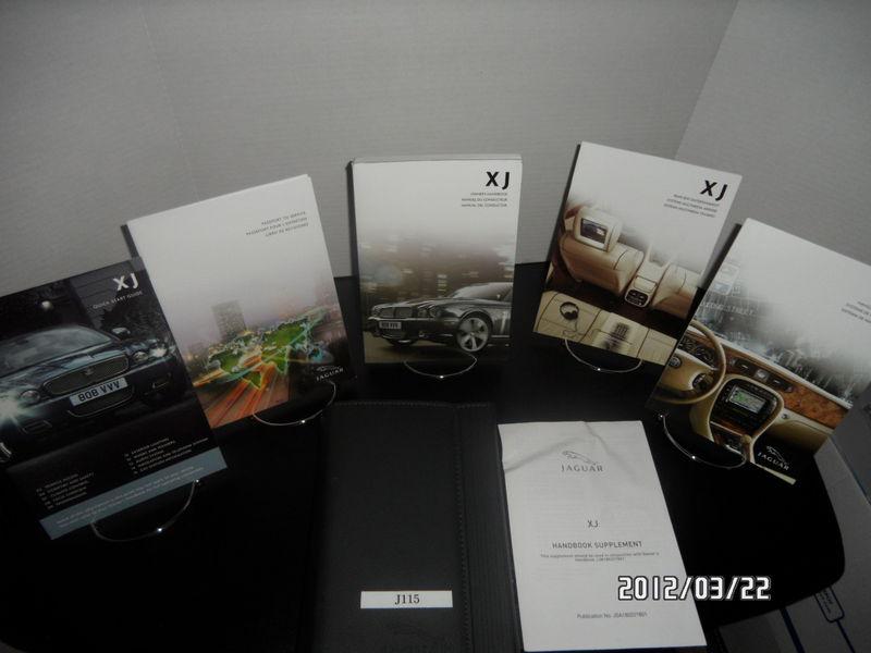 2008 jaguar xj oem owners manual--fast free shipping to all 50 states