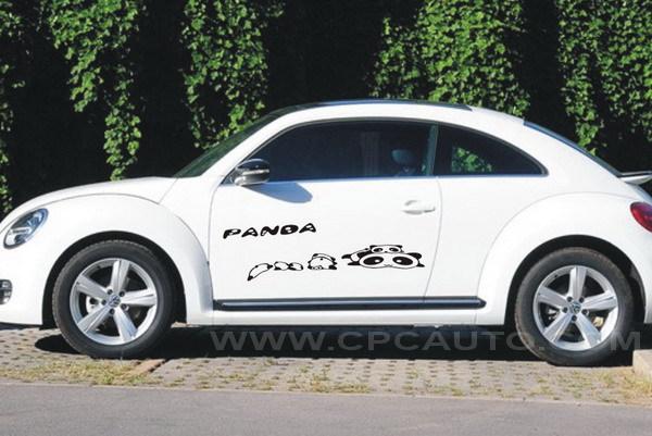 Car decal vinyl graphics side sticker body decals panda vw bettle #1003