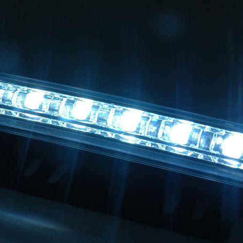 A pair of 8 led super bright car daytime running white led light lighting bar