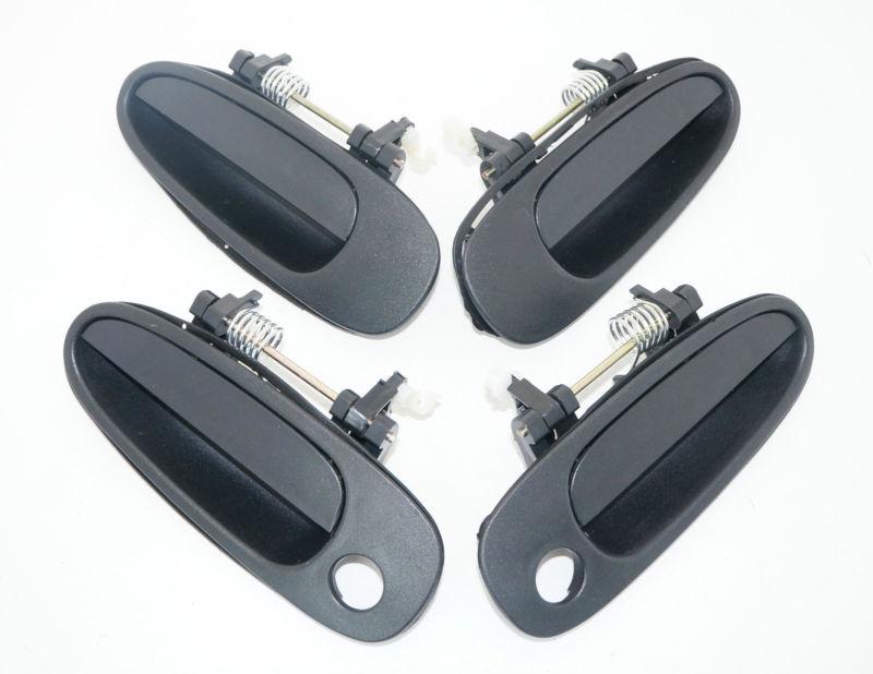 Purchase New Exterior Door Handle for1992-1997 Toyota Corolla Black set ...