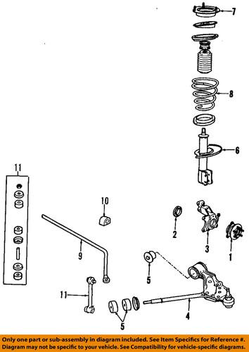 Gm oem 88945832 front strut/suspension strut