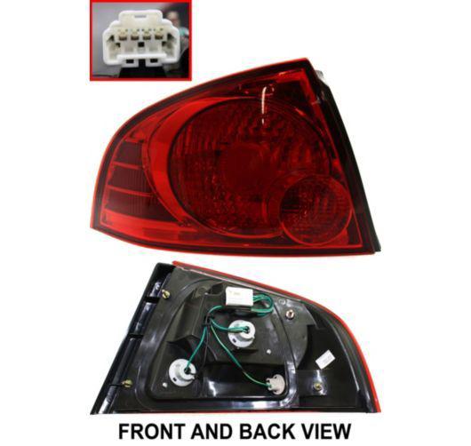 04-06 nissan sentra rear brake outer taillight taillamp left lh driver side