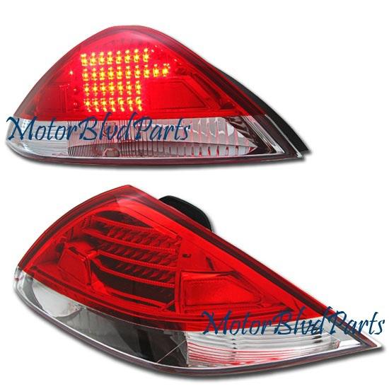 03-05 accord 2dr led tail lamps rear brake lights pair