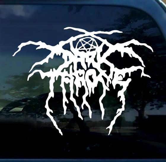 Darkthrone vinyl decal sticker car black metal bathory mayhem dissection burzum