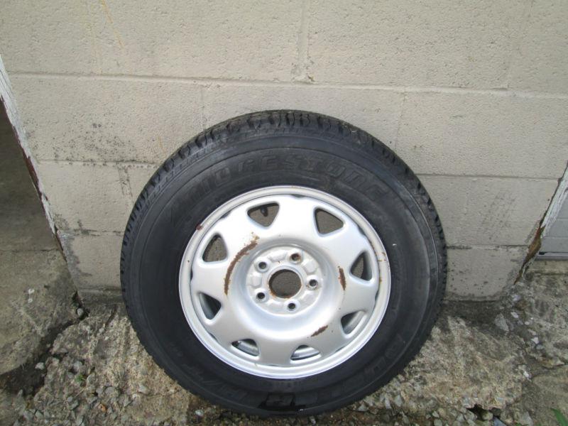 Bridgestone dueler 205-70-r15 and spare wheel from 2001 honda cr-v