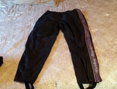 Ladies harley davidson rain pants