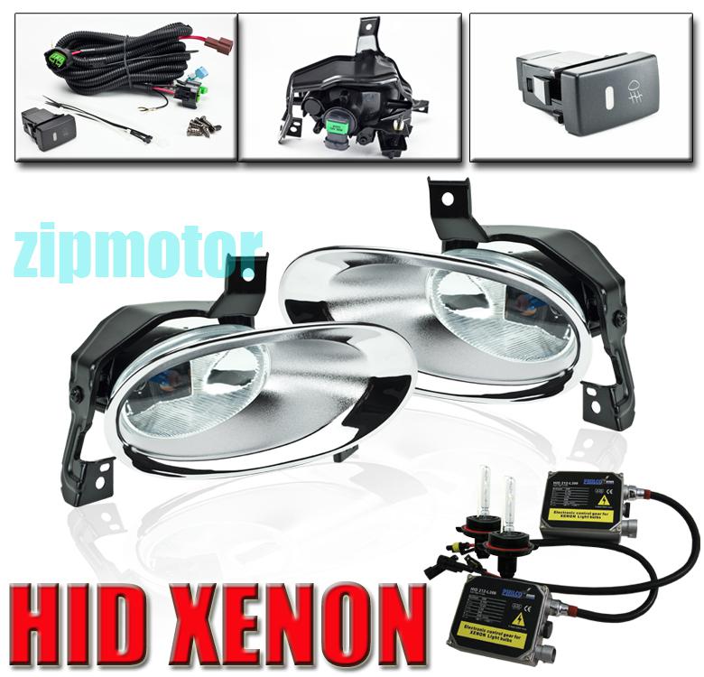 10 11 honda cr-v jdm fog light+oem switch+6000k hid kit